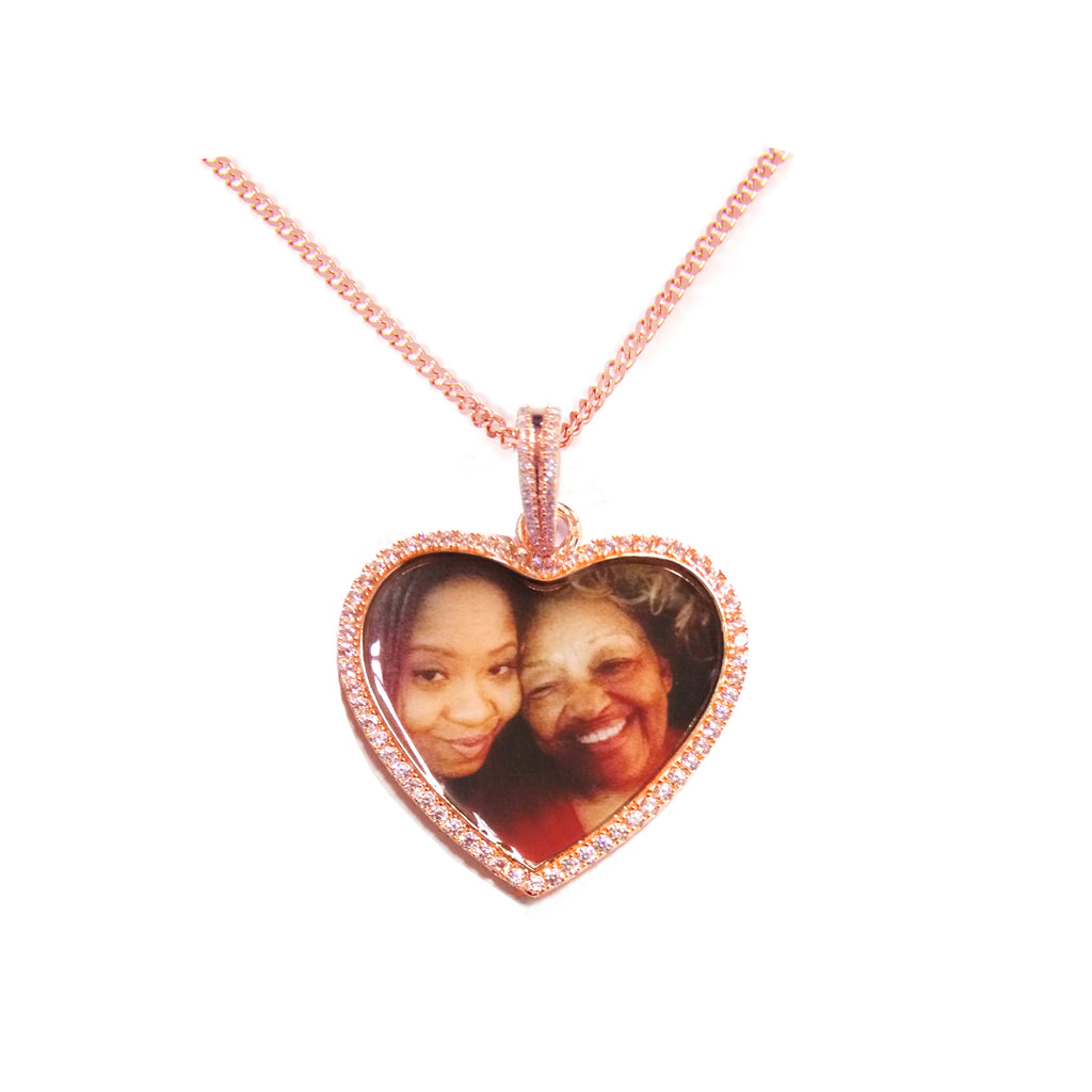 Custom Memorial 3D Picture Necklace Gift