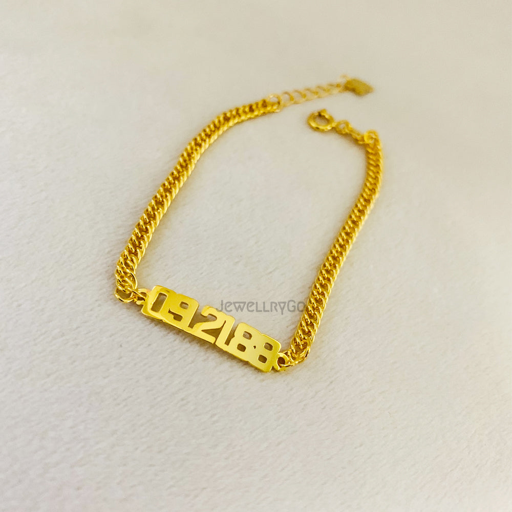 Custom Number Bracelets with Name